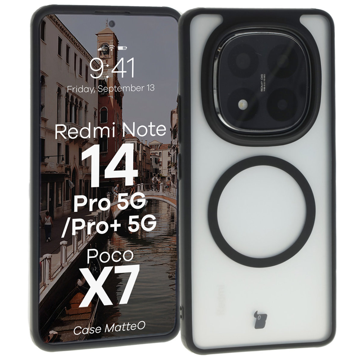Matowe etui Bizon Case MatteO do Xiaomi Redmi Note 14 Pro 5G / Xiaomi Redmi Note 14 Pro Plus 5G / Xiaomi Poco X7